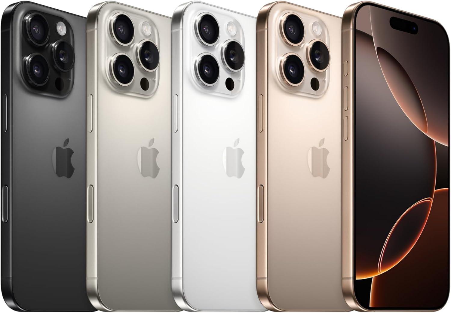 Refurbished Apple Smartphone iPhone 16 Pro Max 64GB Natural Titanium A - Grade iPhone 16 Pro Max Black Sim Free, 12 Months Warranty | Refurb Xpress - RefurbXpress UK