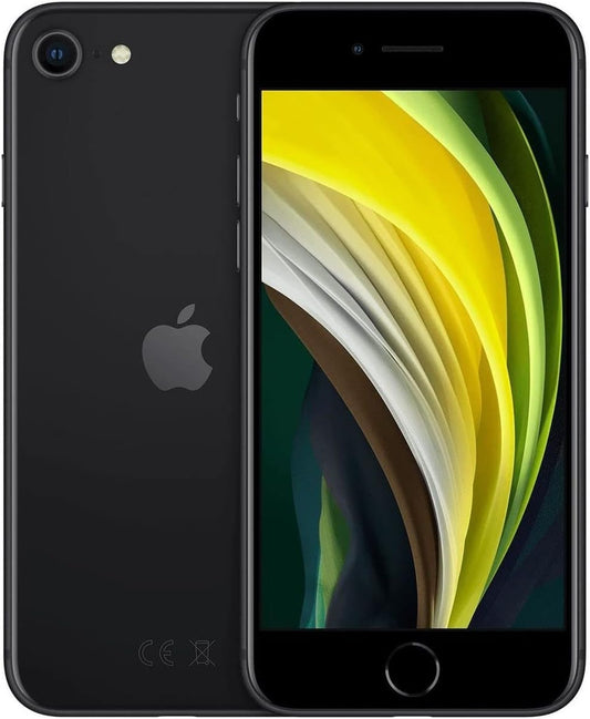 Refurbished Apple Smartphone iPhone SE 2 64GB Black A - Grade iPhone SE 2 Black Sim Free, 12 Months Warranty | Refurb Xpress - RefurbXpress UK