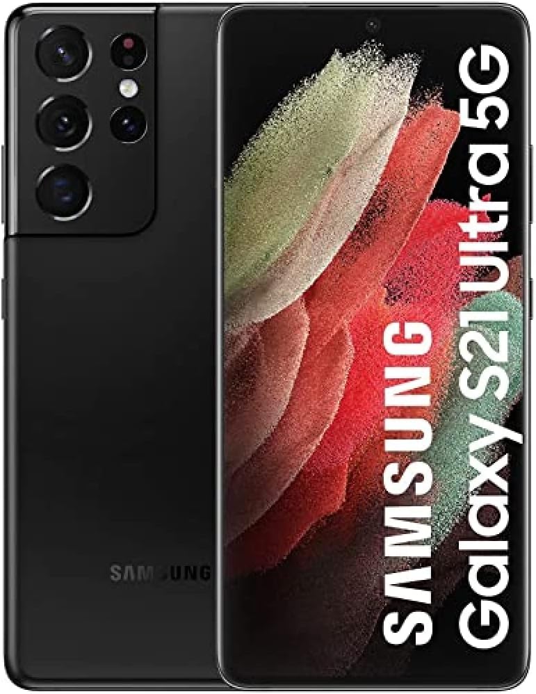 Refurbished Samsung Smartphone Samsung S21 Ultra 128GB Phantom Black A - Grade Samsung S21 Ultra Black Sim Free, 12 Months Warranty | Refurb Xpress - RefurbXpress UK